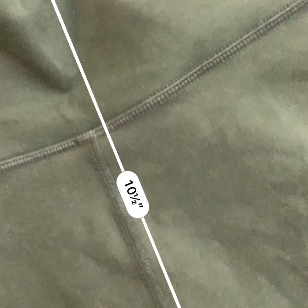 Fabletics Olive green cropped athletic leggings - Picture 4 of 5